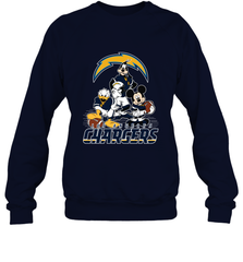 Mickey Mouse Los Angeles Chargers NFL Football Gifts Crewneck Sweatshirt Crewneck Sweatshirt - Havanatees