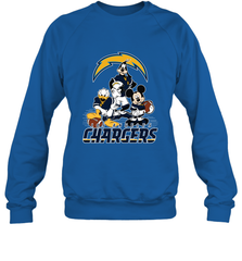 Mickey Mouse Los Angeles Chargers NFL Football Gifts Crewneck Sweatshirt Crewneck Sweatshirt - Havanatees