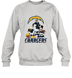 Mickey Mouse Los Angeles Chargers NFL Football Gifts Crewneck Sweatshirt