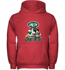 Mickey Mouse New York Jets NFL Football Gifts Youth Hooded Sweatshirt Youth Hooded Sweatshirt - Havanatees