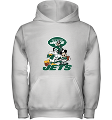Mickey Mouse New York Jets NFL Football Gifts Youth Hooded Sweatshirt Youth Hooded Sweatshirt - Havanatees