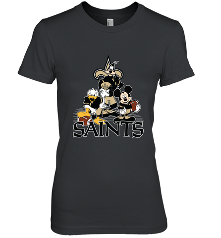Mickey Mouse New Orleans Saints NFL Football Gifts Women's Premium T-Shirt Women's Premium T-Shirt / Black / XS Women's Premium T-Shirt - Havanatees