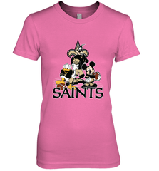Mickey Mouse New Orleans Saints NFL Football Gifts Women's Premium T-Shirt Women's Premium T-Shirt - Havanatees