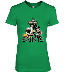 Mickey Mouse New Orleans Saints NFL Football Gifts Women's Premium T-Shirt Women's Premium T-Shirt - Havanatees