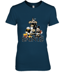 Mickey Mouse New Orleans Saints NFL Football Gifts Women's Premium T-Shirt Women's Premium T-Shirt - Havanatees