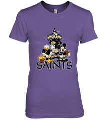 Mickey Mouse New Orleans Saints NFL Football Gifts Women's Premium T-Shirt Women's Premium T-Shirt - Havanatees