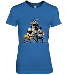 Mickey Mouse New Orleans Saints NFL Football Gifts Women's Premium T-Shirt Women's Premium T-Shirt - Havanatees