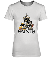 Mickey Mouse New Orleans Saints NFL Football Gifts Women's Premium T-Shirt Women's Premium T-Shirt - Havanatees