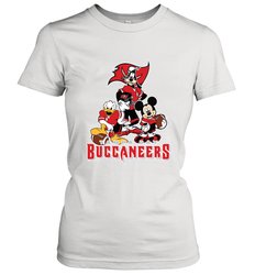 Mickey Mouse Tampa Bay Buccaneers NFL Football Gifts Women's T-Shirt