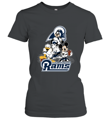 Mickey Mouse Los Angeles Rams NFL Football Gifts Women's T-Shirt Women's T-Shirt / Black / S Women's T-Shirt - Havanatees