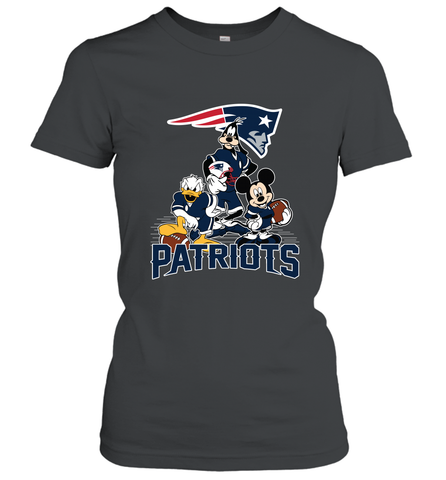 Mickey Mouse New England Patriots NFL Football Gifts Women's T-Shirt Women's T-Shirt / Black / S Women's T-Shirt - Havanatees