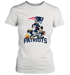 Mickey Mouse New England Patriots NFL Football Gifts Women's T-Shirt