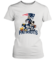 Mickey Mouse New England Patriots NFL Football Gifts Women's T-Shirt Women's T-Shirt - Havanatees