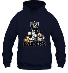 Mickey Mouse Oakland Raiders NFL Football Gifts Hooded Sweatshirt
