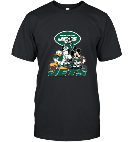 Mickey Mouse New York Jets NFL Football Gifts Men's T-Shirt Men's T-Shirt / Black / S Men's T-Shirt - Havanatees