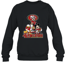 Mickey Mouse San Francisco 49ers NFL Football Gifts Crewneck Sweatshirt