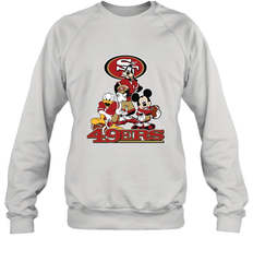 Mickey Mouse San Francisco 49ers NFL Football Gifts Crewneck Sweatshirt