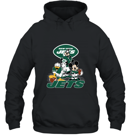 Mickey Mouse New York Jets NFL Football Gifts Hooded Sweatshirt Hooded Sweatshirt / Black / S Hooded Sweatshirt - Havanatees