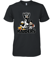 Mickey Mouse Oakland Raiders NFL Football Gifts Men's Premium T-Shirt Men's Premium T-Shirt - Havanatees