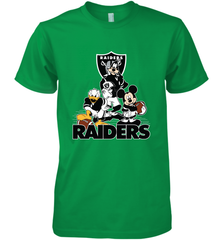 Mickey Mouse Oakland Raiders NFL Football Gifts Men's Premium T-Shirt Men's Premium T-Shirt - Havanatees