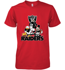 Mickey Mouse Oakland Raiders NFL Football Gifts Men's Premium T-Shirt Men's Premium T-Shirt - Havanatees