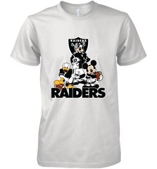 Mickey Mouse Oakland Raiders NFL Football Gifts Men's Premium T-Shirt Men's Premium T-Shirt - Havanatees
