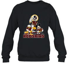Mickey Mouse Washington Redskins Football Gifts Crewneck Sweatshirt