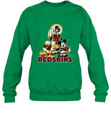 Mickey Mouse Washington Redskins Football Gifts Crewneck Sweatshirt Crewneck Sweatshirt - Havanatees