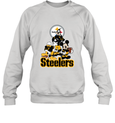 Mickey Mouse Pittsburgh Steelers NFL Football Gifts Crewneck Sweatshirt