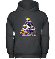 Mickey Mouse Minnesota Vikings NFL Football Gifts Youth Hooded Sweatshirt
