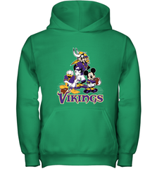 Mickey Mouse Minnesota Vikings NFL Football Gifts Youth Hooded Sweatshirt Youth Hooded Sweatshirt - Havanatees