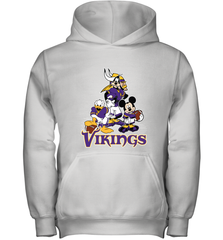 Mickey Mouse Minnesota Vikings NFL Football Gifts Youth Hooded Sweatshirt Youth Hooded Sweatshirt - Havanatees