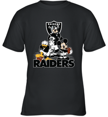 Mickey Mouse Oakland Raiders NFL Football Gifts Youth T-Shirt Youth T-Shirt - Havanatees