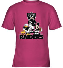Mickey Mouse Oakland Raiders NFL Football Gifts Youth T-Shirt Youth T-Shirt - Havanatees