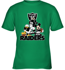 Mickey Mouse Oakland Raiders NFL Football Gifts Youth T-Shirt Youth T-Shirt - Havanatees