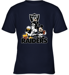 Mickey Mouse Oakland Raiders NFL Football Gifts Youth T-Shirt Youth T-Shirt - Havanatees