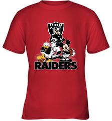 Mickey Mouse Oakland Raiders NFL Football Gifts Youth T-Shirt Youth T-Shirt - Havanatees