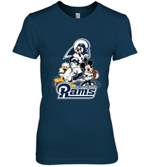 Mickey Mouse Los Angeles Rams NFL Football Gifts Women's Premium T-Shirt Women's Premium T-Shirt - Havanatees