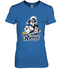 Mickey Mouse Los Angeles Rams NFL Football Gifts Women's Premium T-Shirt Women's Premium T-Shirt - Havanatees