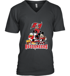 Mickey Mouse Tampa Bay Buccaneers NFL Football Gifts Men's V-Neck T-Shirt