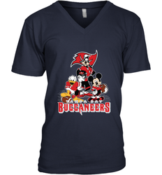 Mickey Mouse Tampa Bay Buccaneers NFL Football Gifts Men's V-Neck T-Shirt
