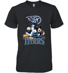 Mickey Mouse Tennessee Titans NFL Football Gifts Men's Premium T-Shirt