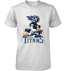 Mickey Mouse Tennessee Titans NFL Football Gifts Men's Premium T-Shirt