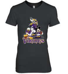 Mickey Mouse Minnesota Vikings NFL Football Gifts Women's Premium T-Shirt