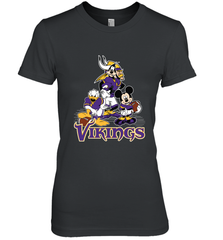 Mickey Mouse Minnesota Vikings NFL Football Gifts Women's Premium T-Shirt Women's Premium T-Shirt - Havanatees