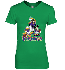 Mickey Mouse Minnesota Vikings NFL Football Gifts Women's Premium T-Shirt Women's Premium T-Shirt - Havanatees