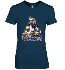 Mickey Mouse Minnesota Vikings NFL Football Gifts Women's Premium T-Shirt Women's Premium T-Shirt - Havanatees