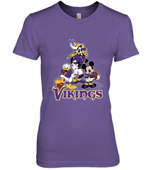 Mickey Mouse Minnesota Vikings NFL Football Gifts Women's Premium T-Shirt Women's Premium T-Shirt - Havanatees