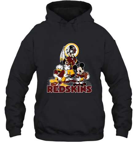 Mickey Mouse Washington Redskins Football Gifts Hooded Sweatshirt Hooded Sweatshirt / Black / S Hooded Sweatshirt - Havanatees