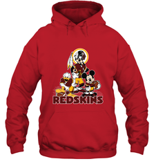 Mickey Mouse Washington Redskins Football Gifts Hooded Sweatshirt Hooded Sweatshirt - Havanatees